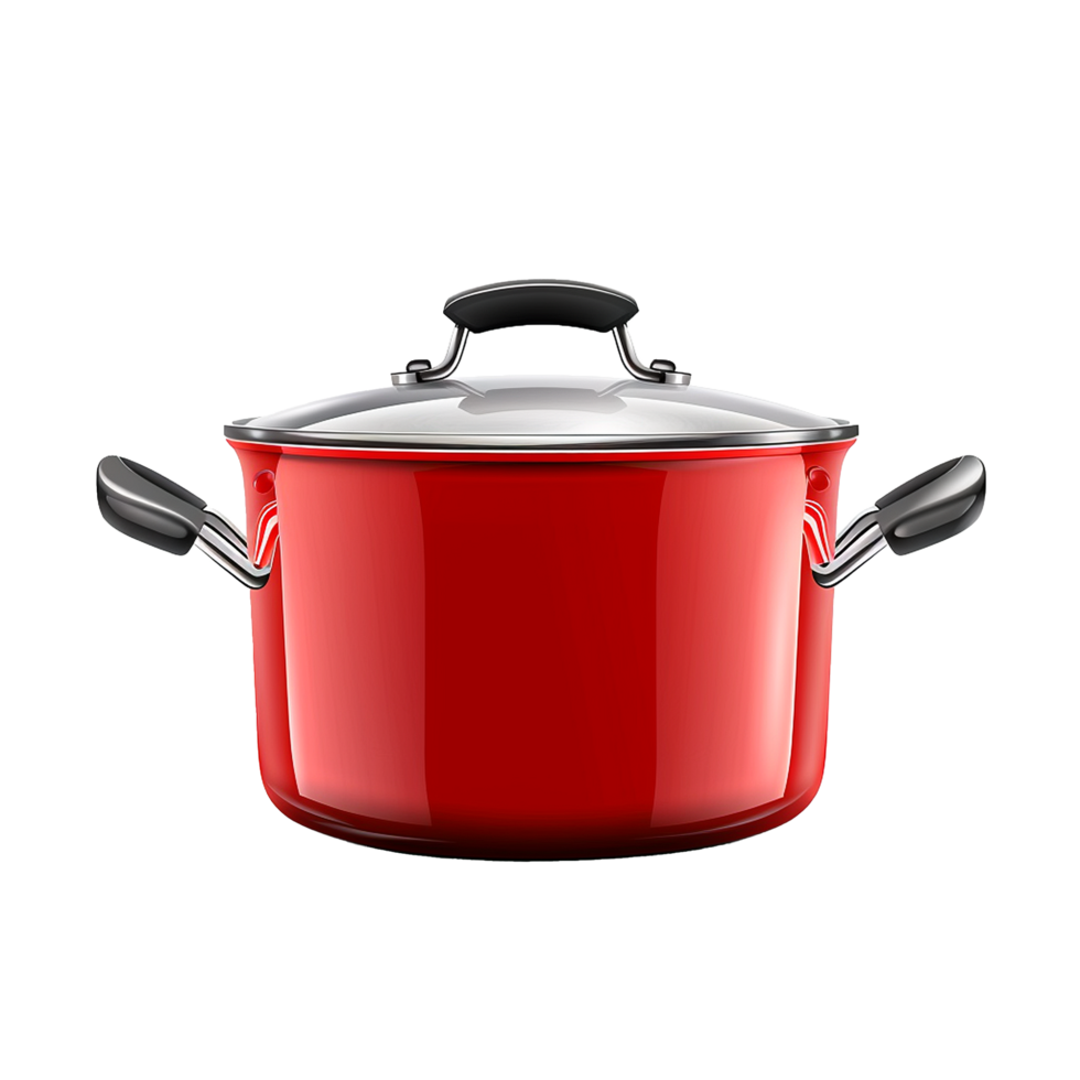 Kitchen pot isolated on transparent background png