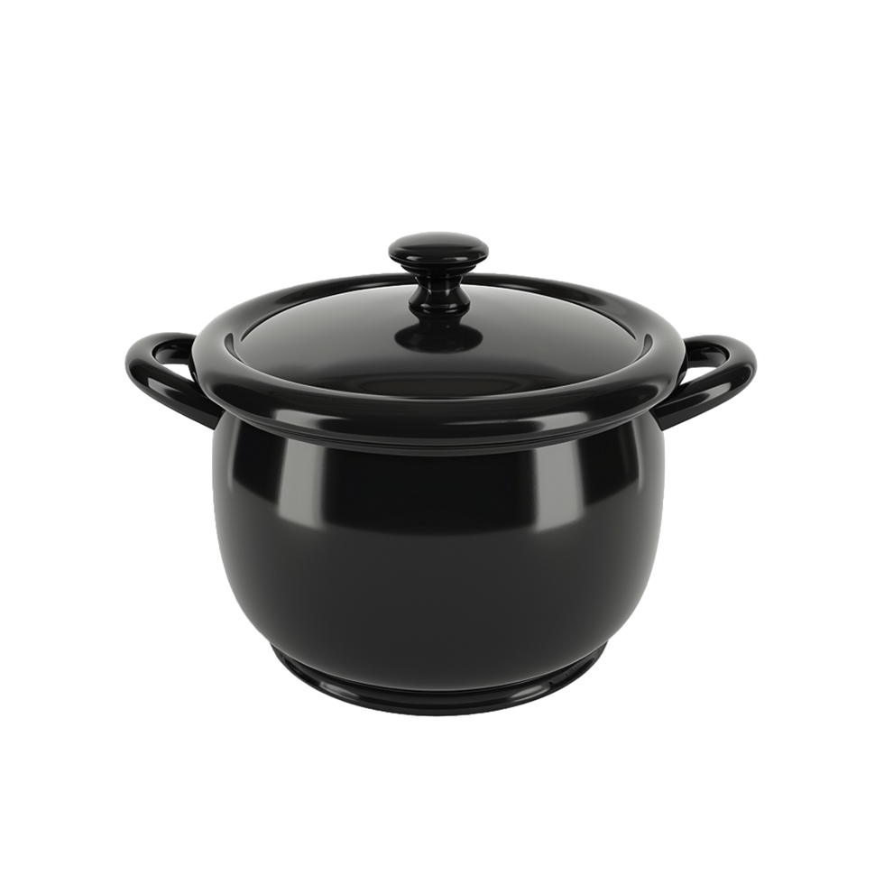 Kitchen pot isolated on transparent background png