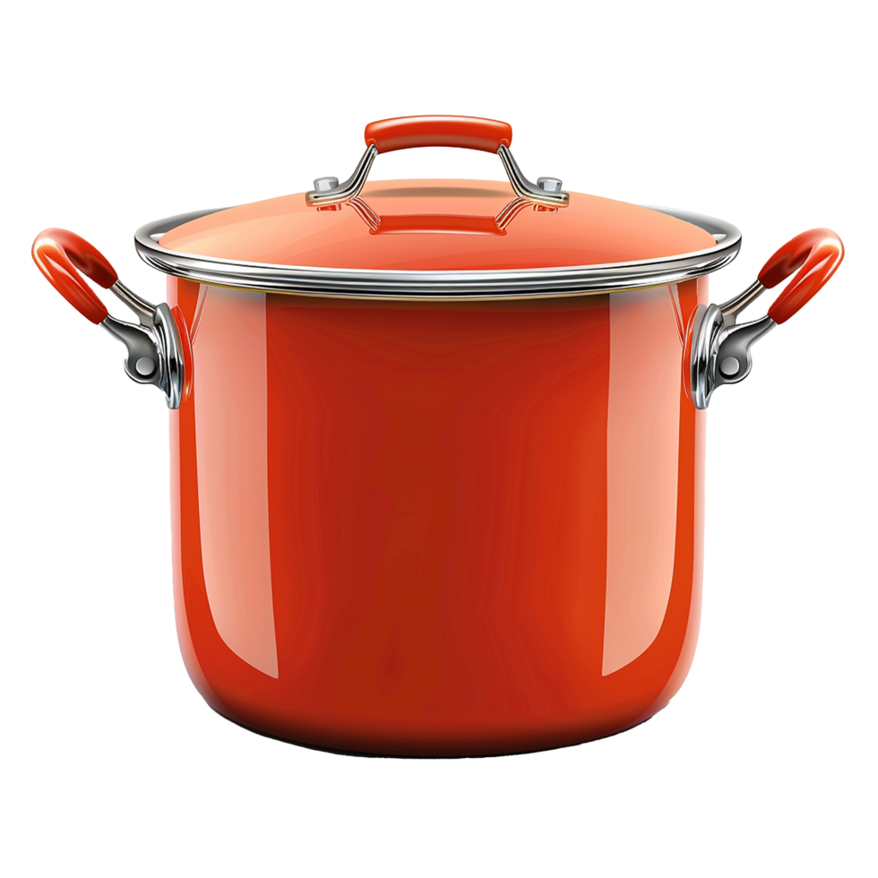 Kitchen pot isolated on transparent background png