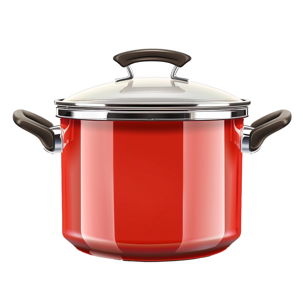 Kitchen pot isolated on transparent background png