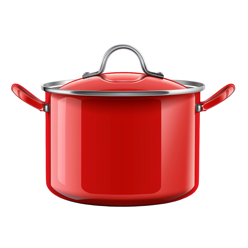 Kitchen pot isolated on transparent background png