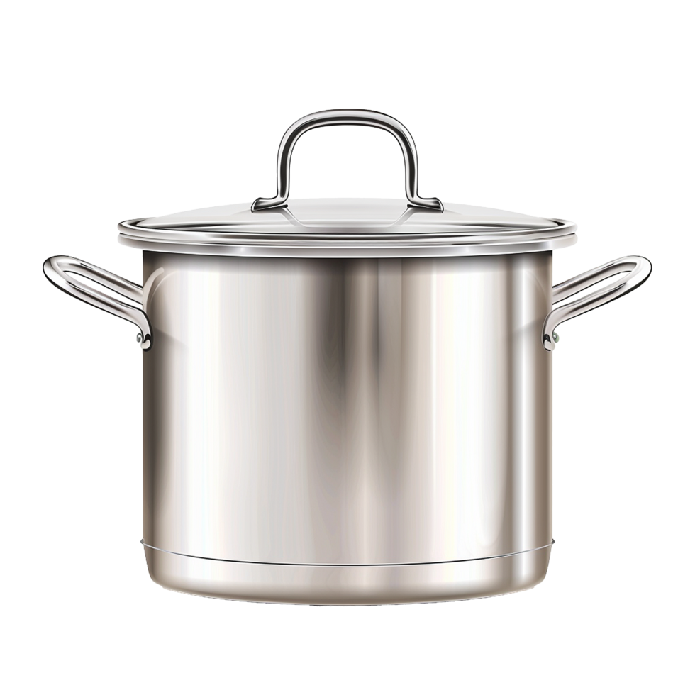 Kitchen pot isolated on transparent background png