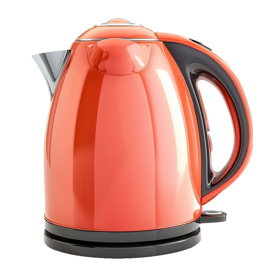 Plastic electric kettle isolated on transparent background png