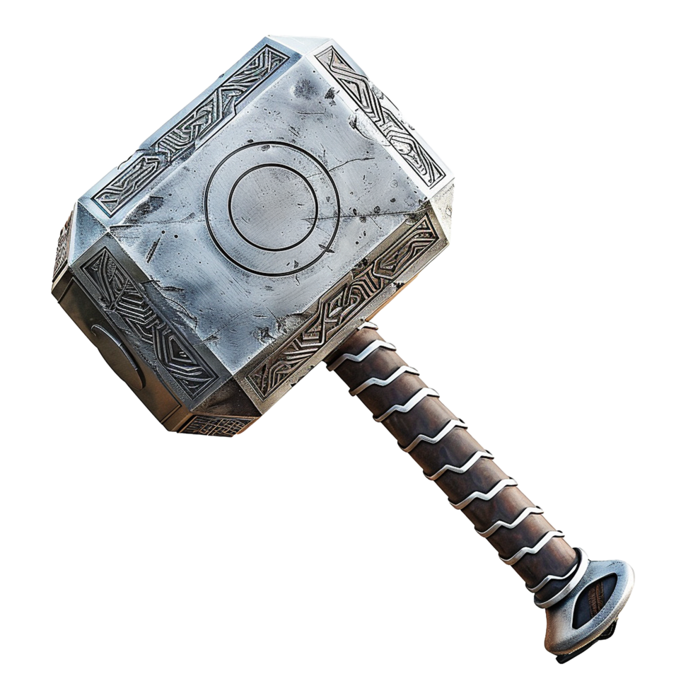 Thor stormbreaker isolated on transparent background png