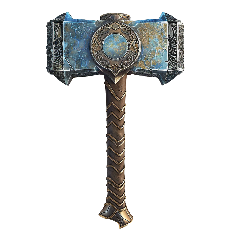 Thor stormbreaker isolated on transparent background png
