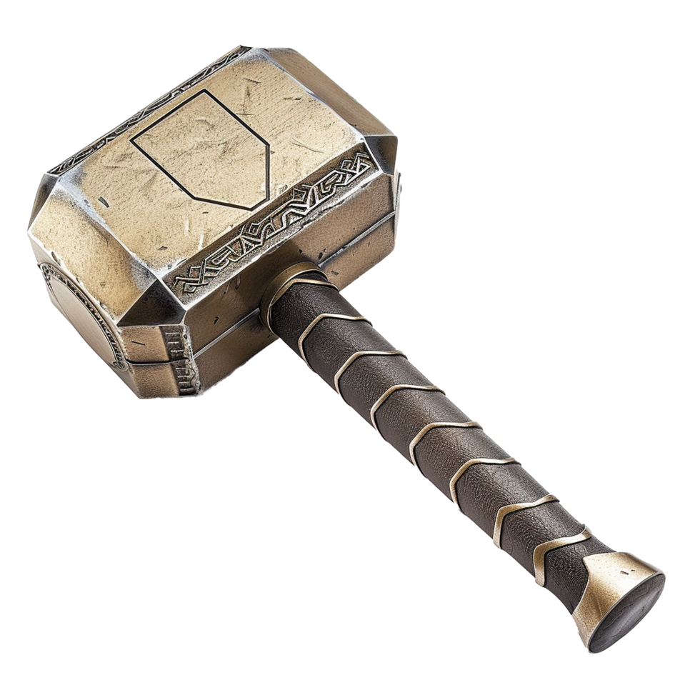 Thor stormbreaker isolated on transparent background png