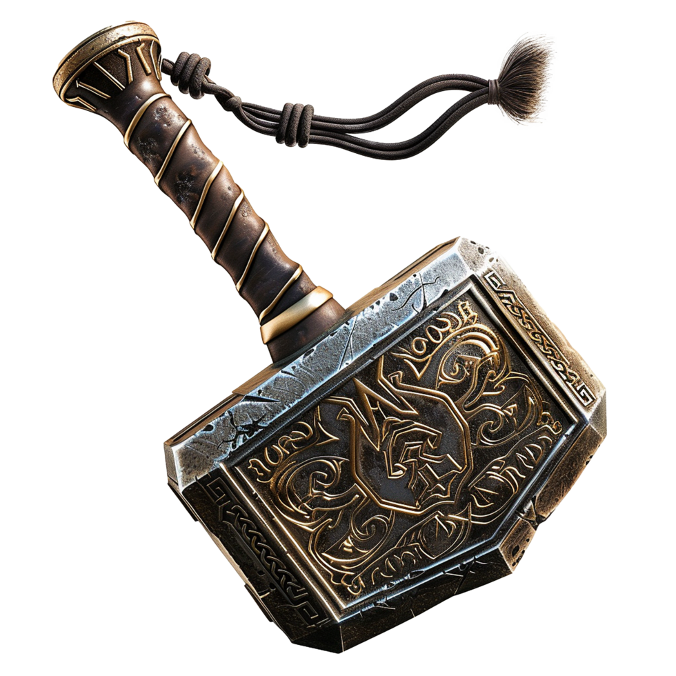Thor stormbreaker isolated on transparent background png