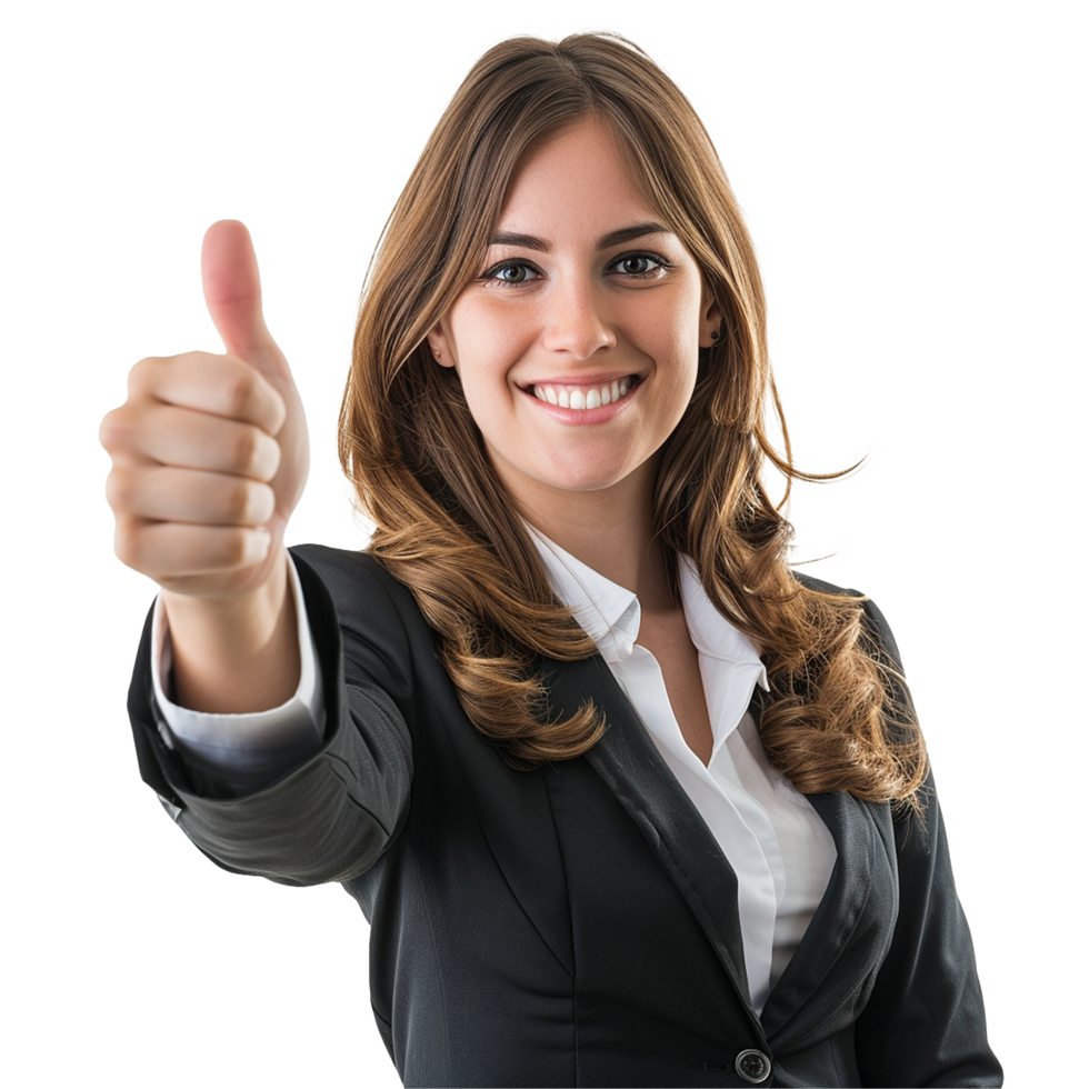 Businessman in microphone isolated on transparent background png