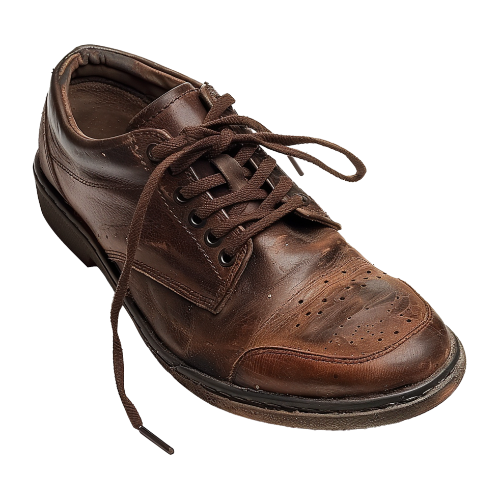 Mens shoe isolated on transparent background png