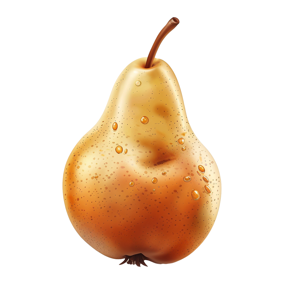 Pear fruit isolated on transparent background png