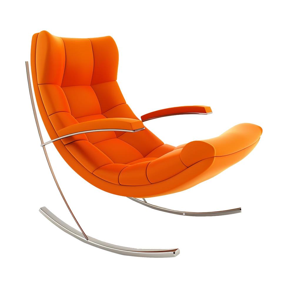 Modern Rocking chair isolated on transparent background png