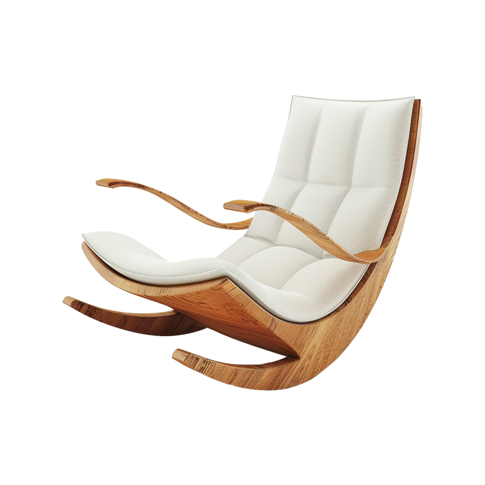 Modern Rocking chair isolated on transparent background png