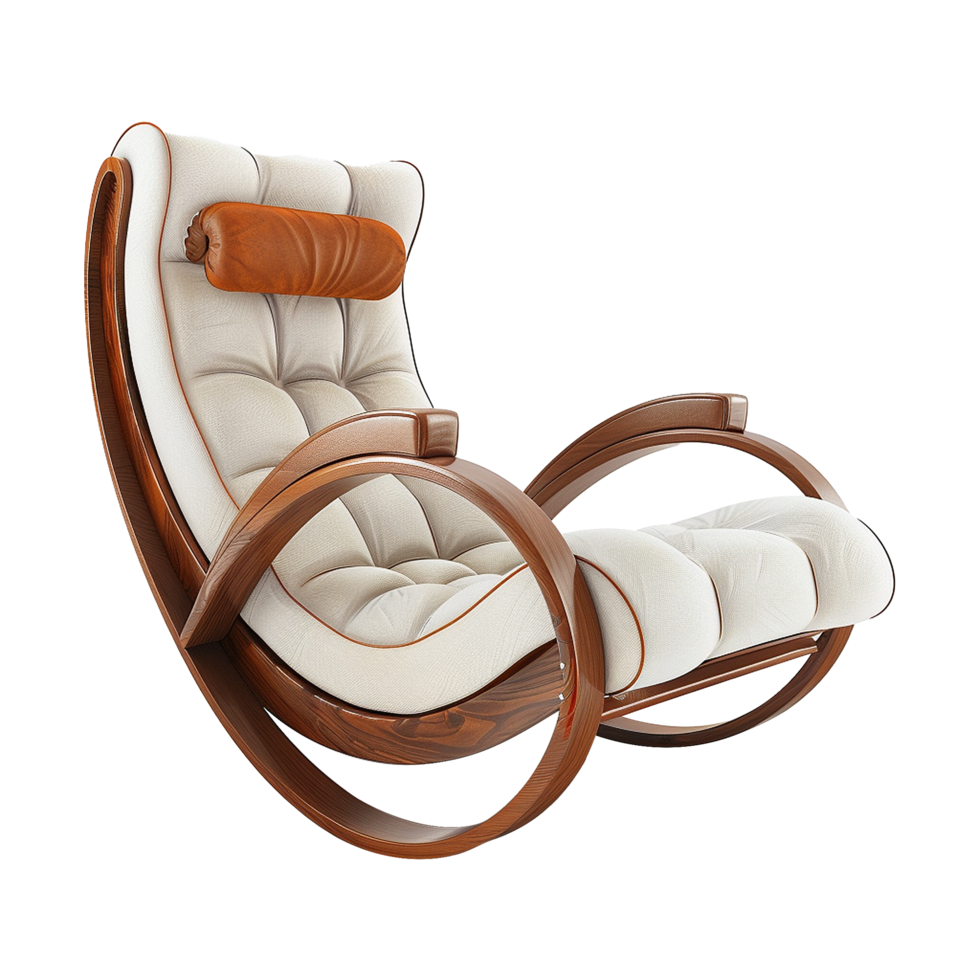 Modern Rocking chair isolated on transparent background png
