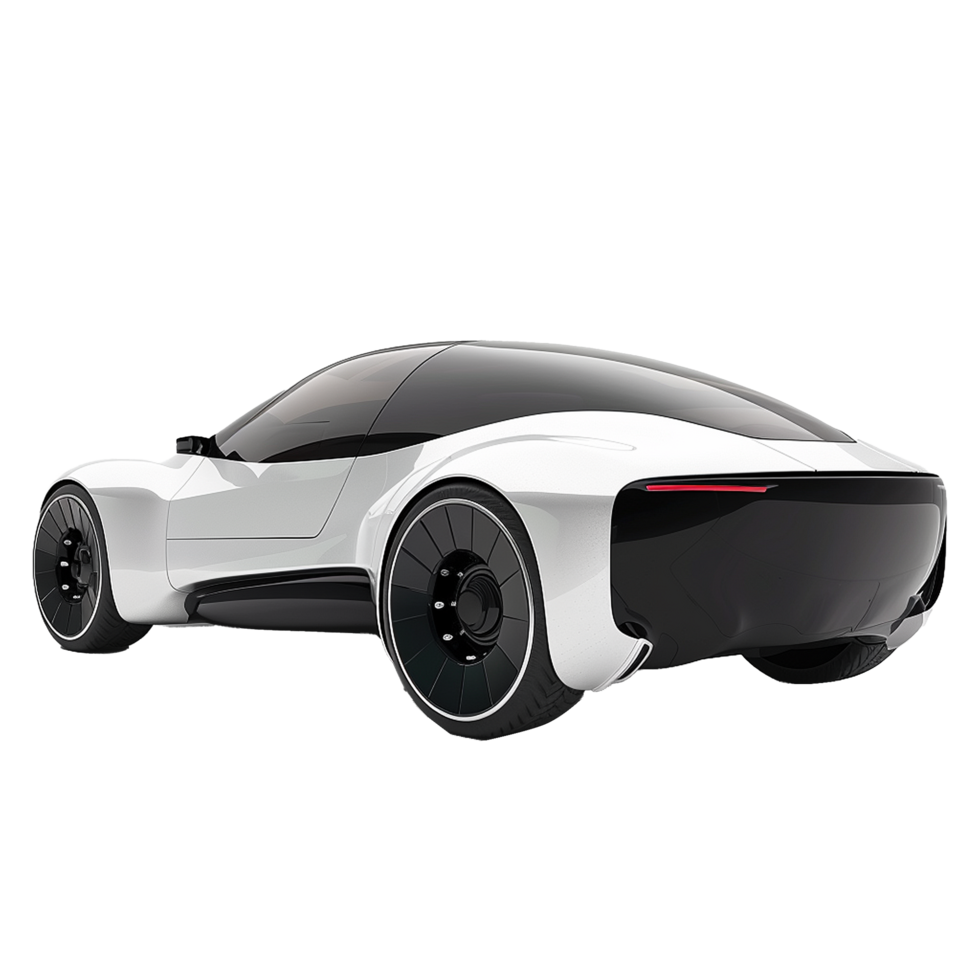 Modern luxury car isolated on transparent background png