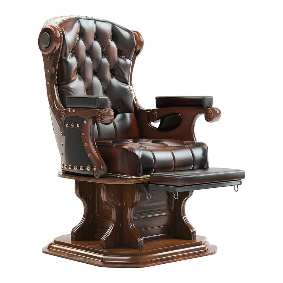 Captains chair isolated on transparent background png
