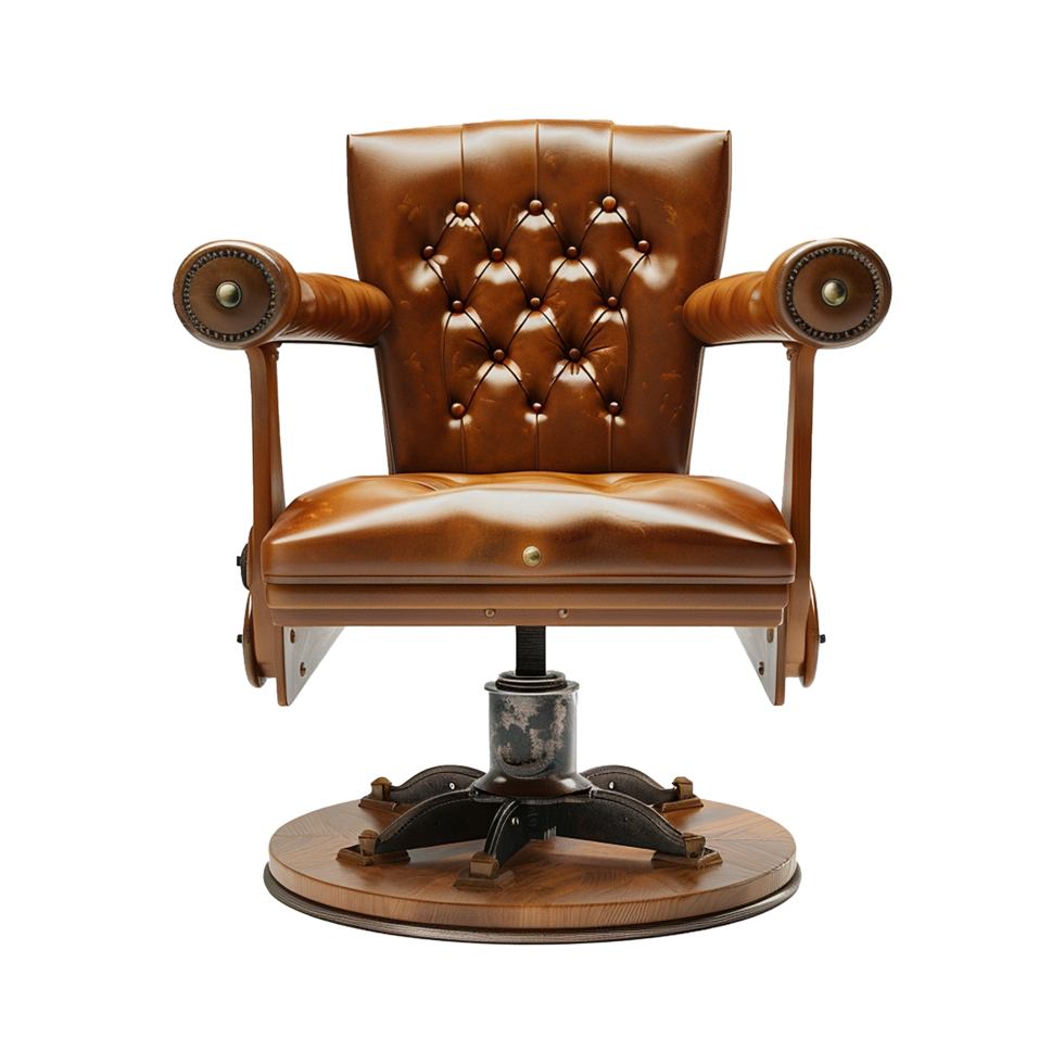 Captains chair isolated on transparent background png