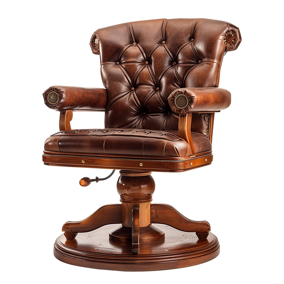 Captains chair isolated on transparent background png