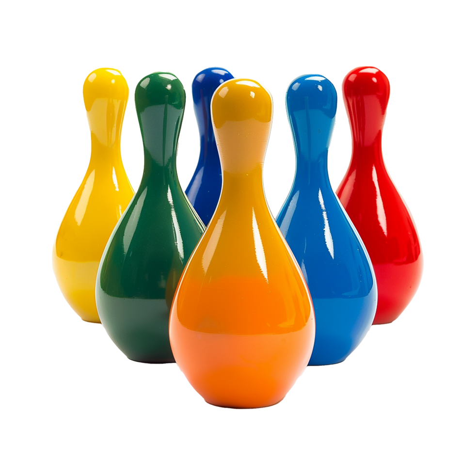 Interesting toy bowling isolated on transparent background png