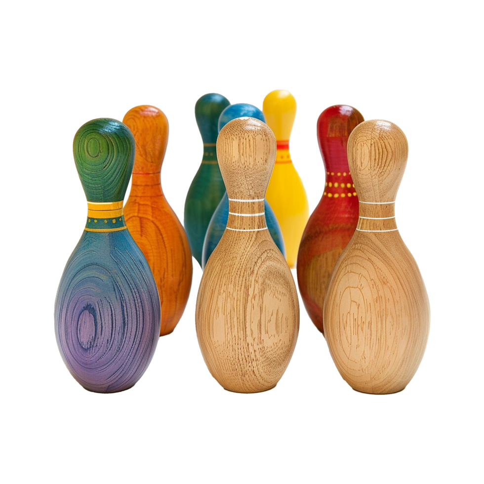 Interesting toy bowling isolated on transparent background png