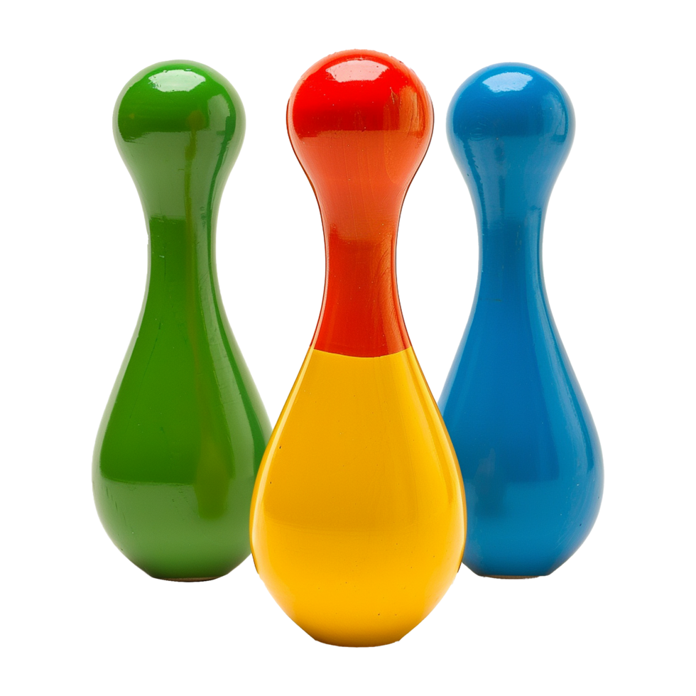 Interesting toy bowling isolated on transparent background png