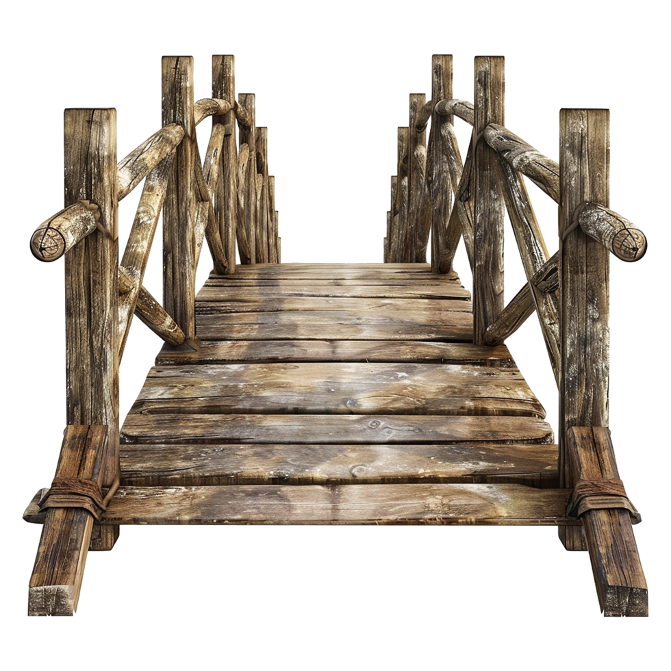 Footbridge isolated on a transparent background png