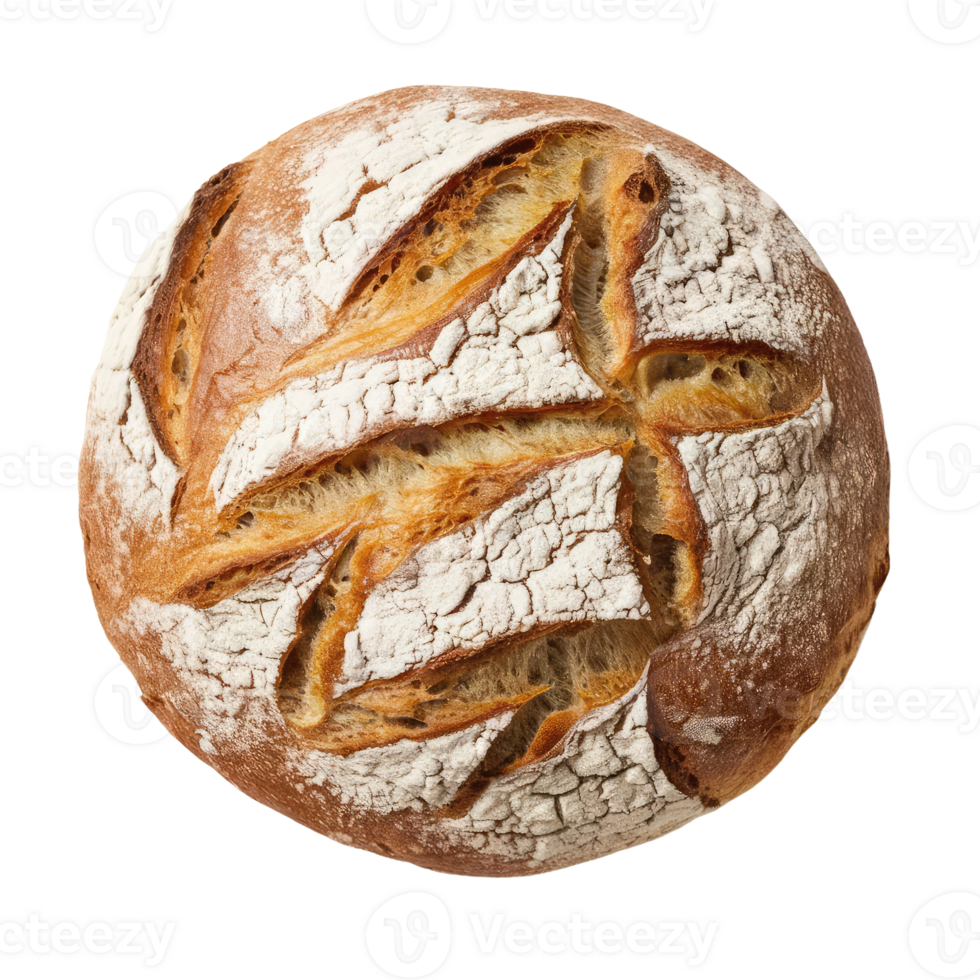 Sourdough Bread on Transparent Background png