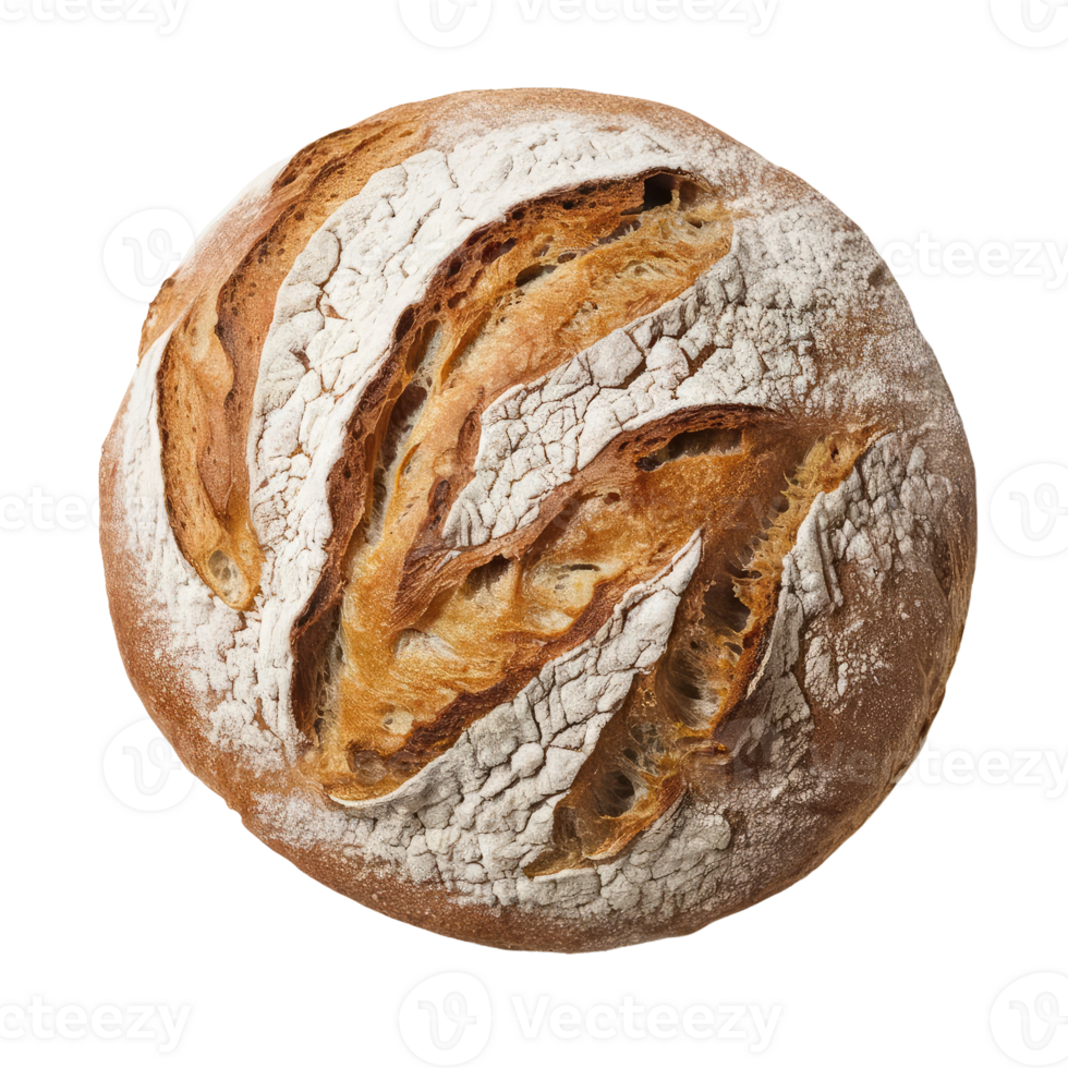 Sourdough Bread on Transparent Background png