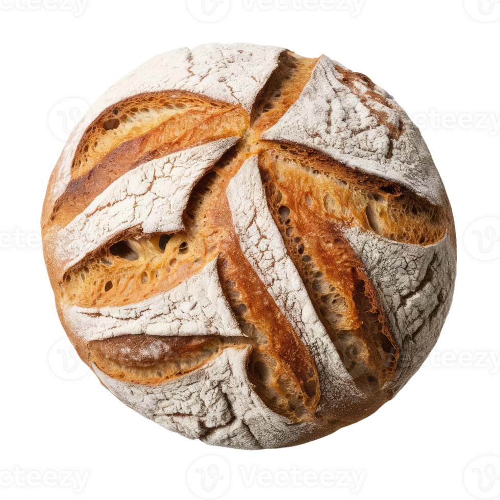 Sourdough Bread on Transparent Background png