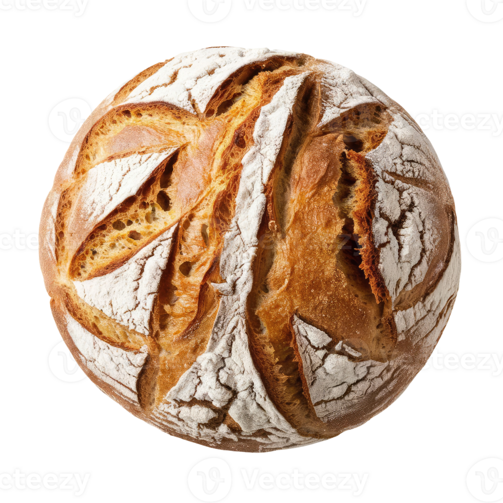 Sourdough Bread on Transparent Background png