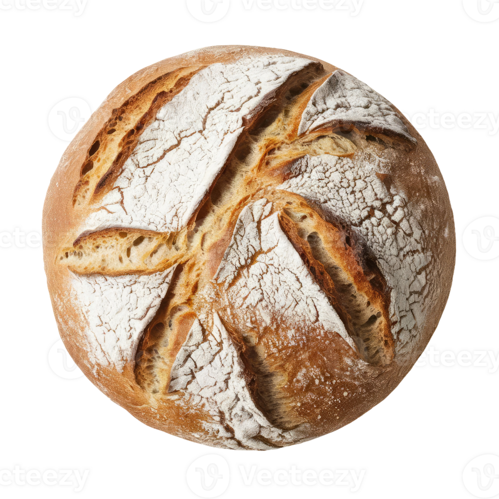 Sourdough Bread on Transparent Background png
