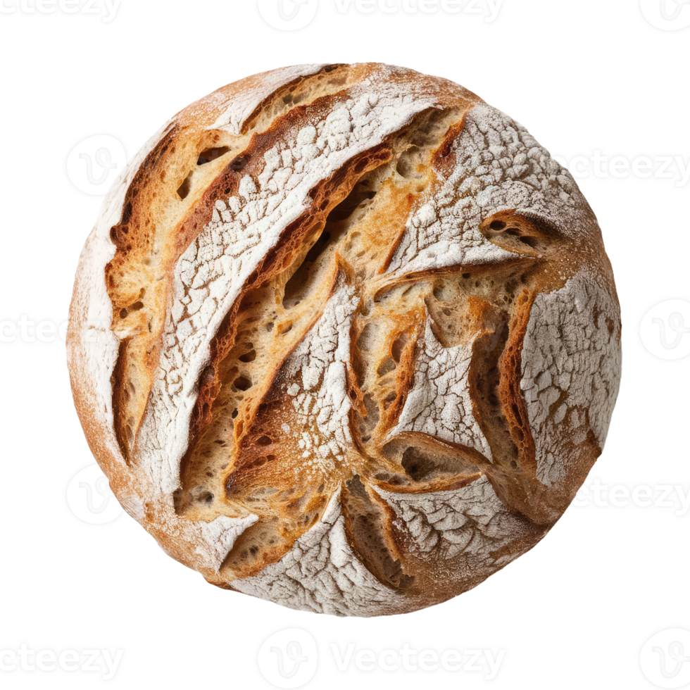 Sourdough Bread on Transparent Background png