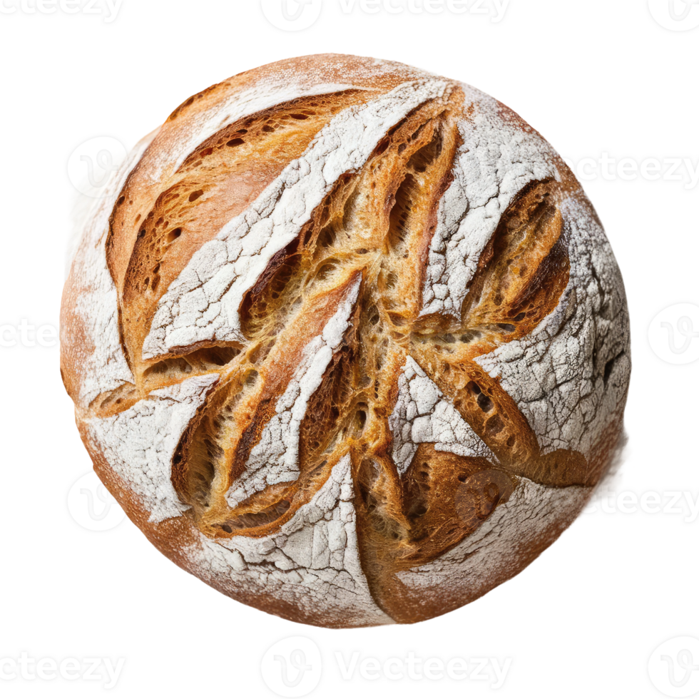 Sourdough Bread on Transparent Background png
