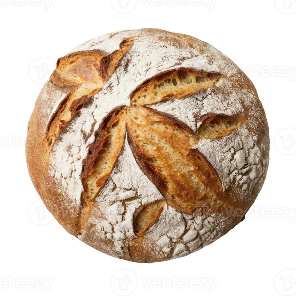 Sourdough Bread on Transparent Background png