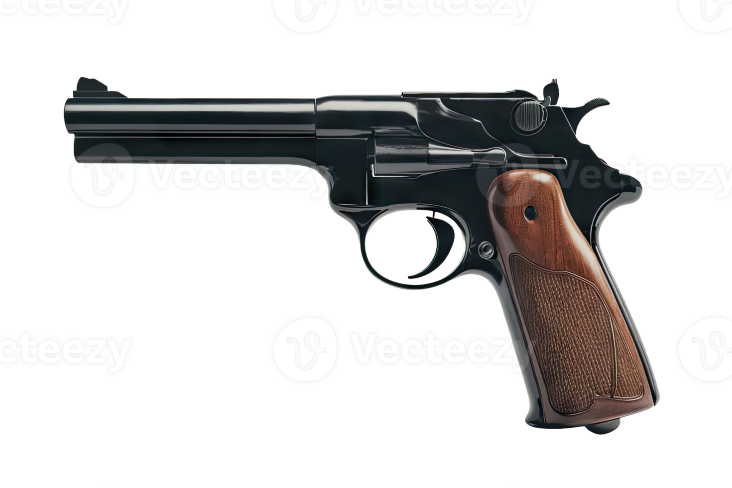 Close-up of a semi-automatic pistol png