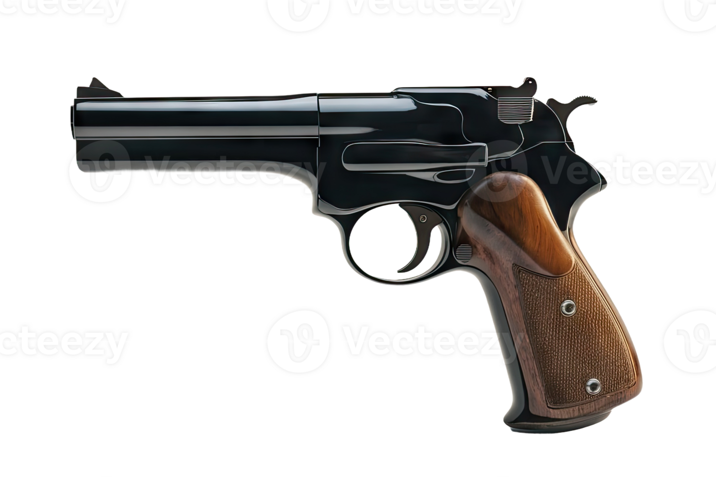 Close-up of a semi-automatic pistol png