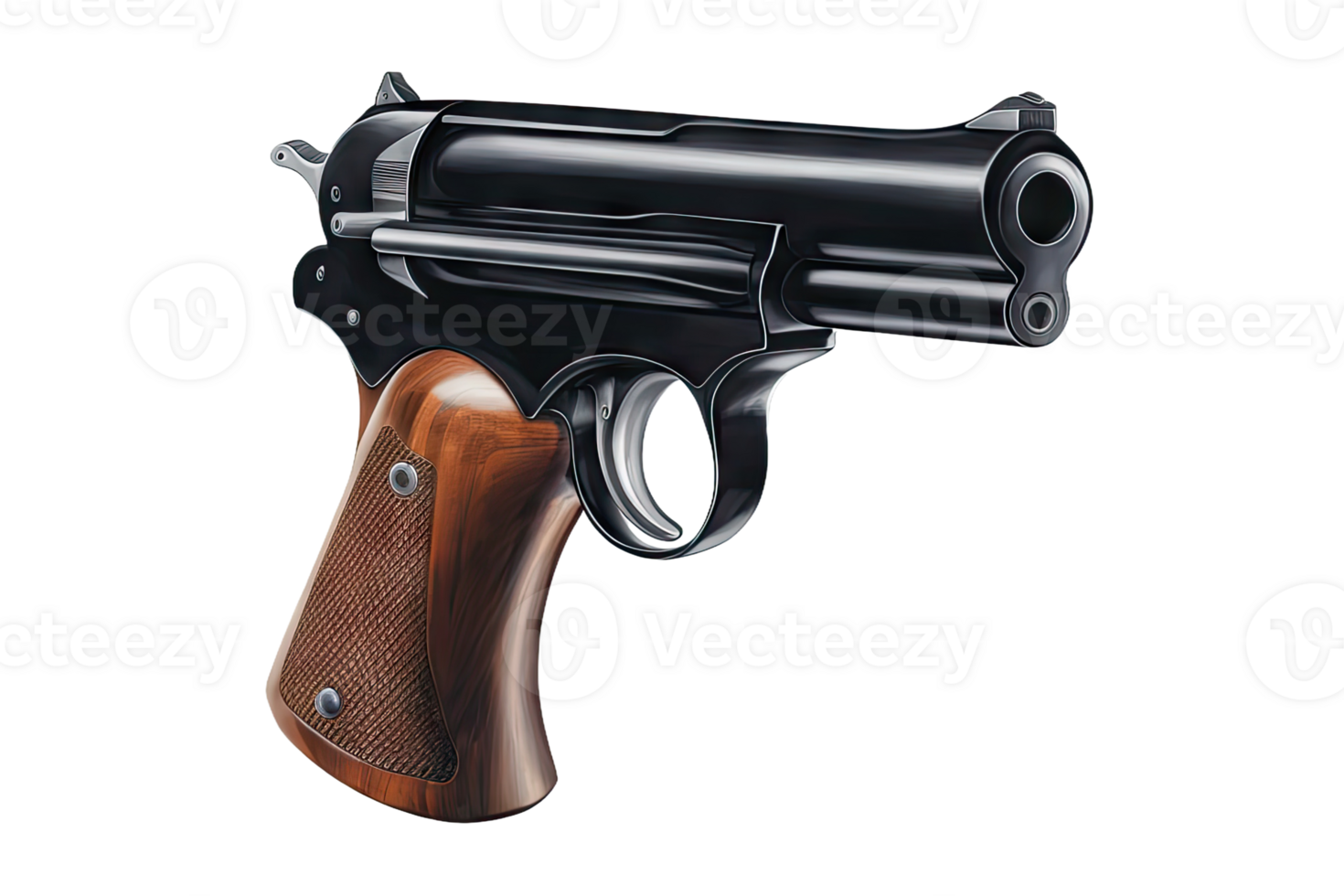 Close-up of a semi-automatic pistol png