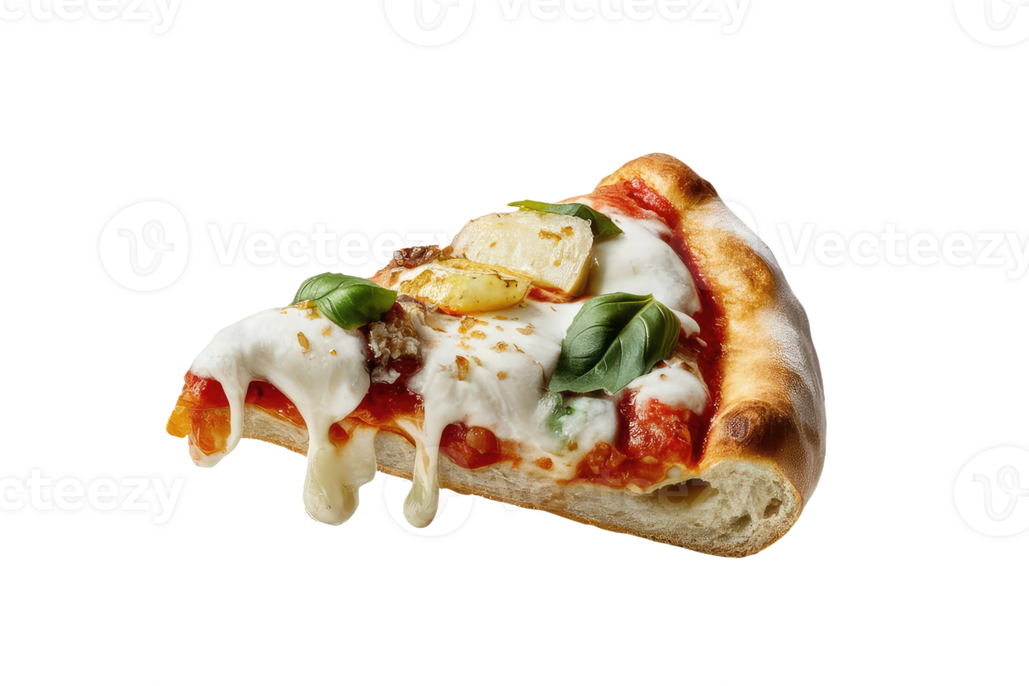 isolated pizza on transparent background png