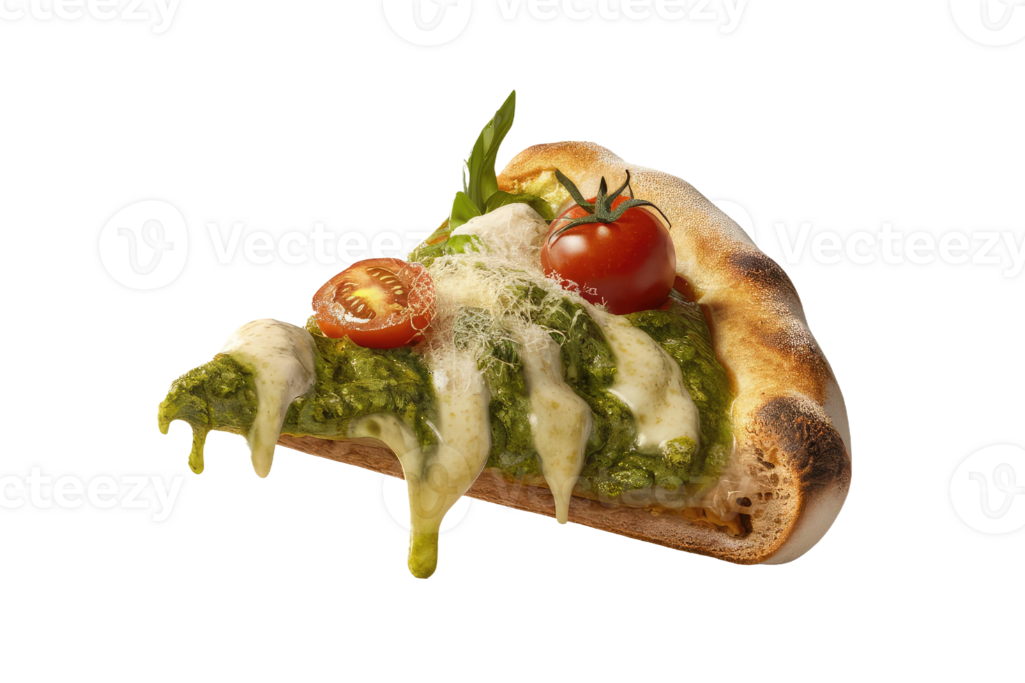 isolated pizza on transparent background png