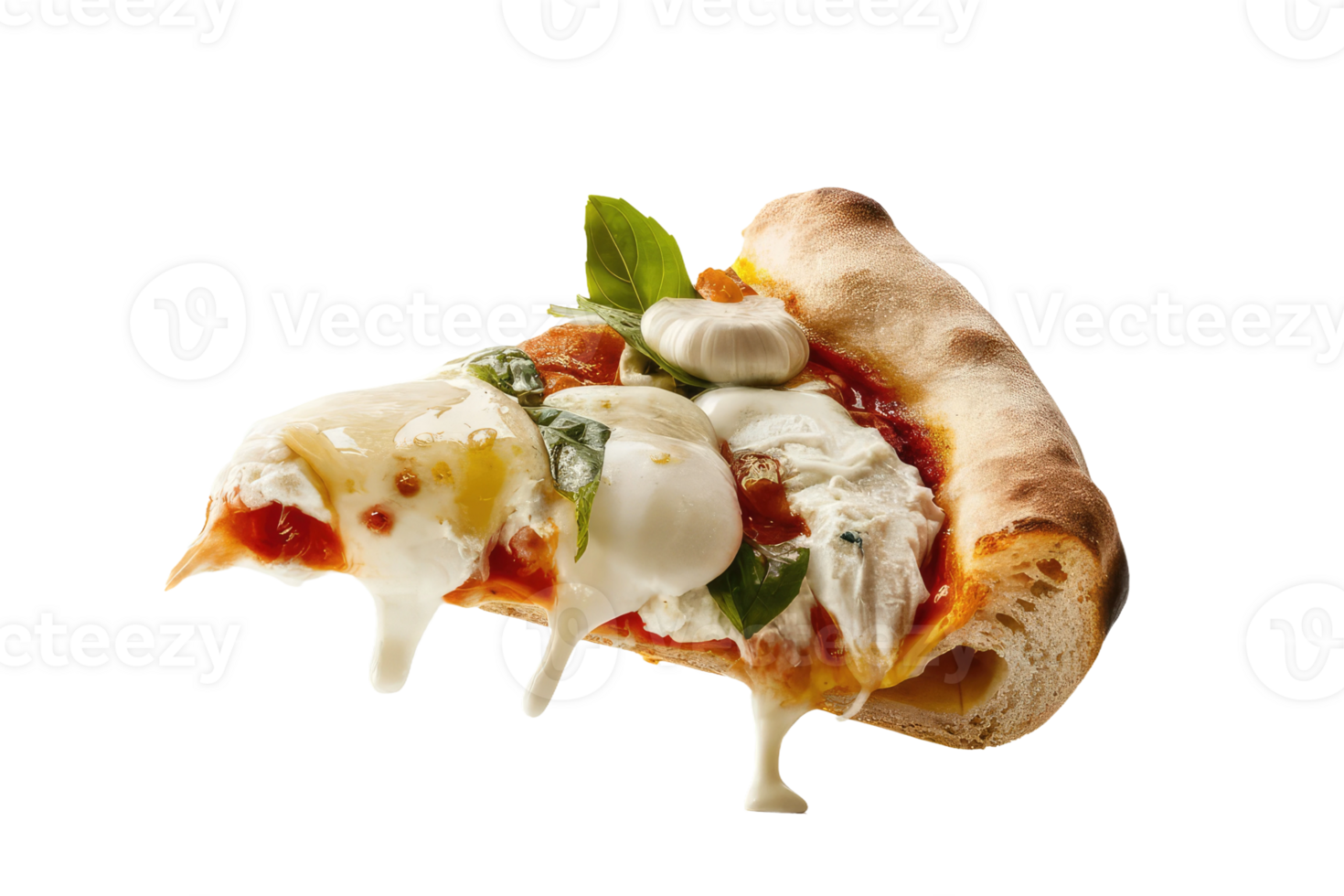 isolated pizza on transparent background png