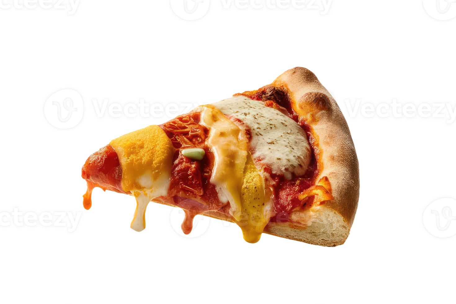 isolated pizza on transparent background png
