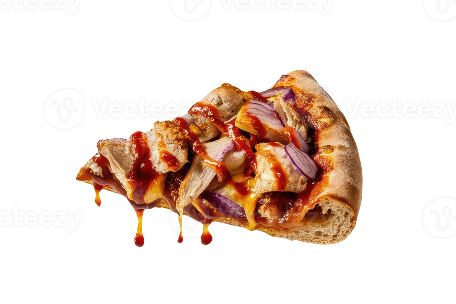 isolated pizza on transparent background png