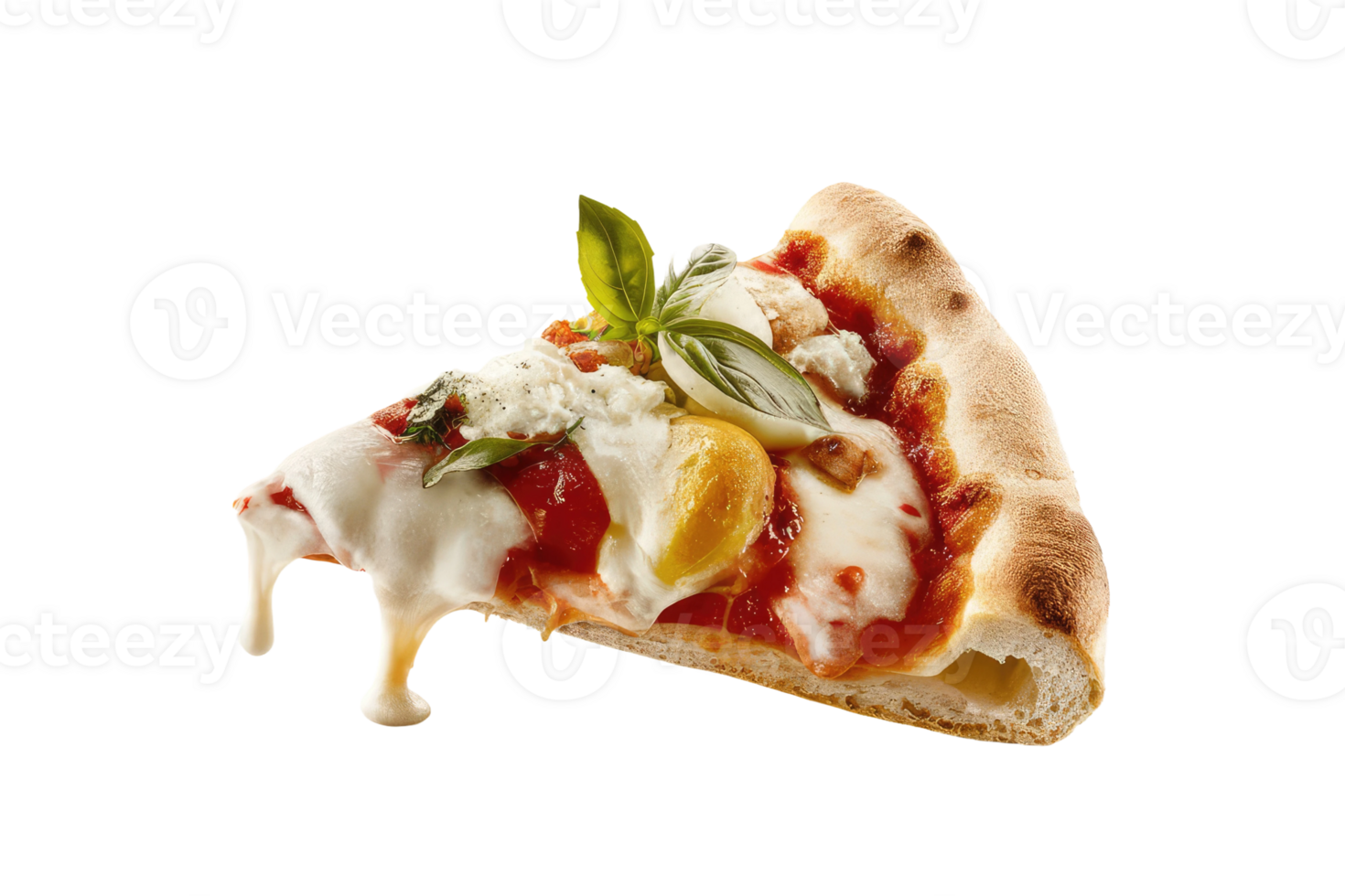 isolated pizza on transparent background png