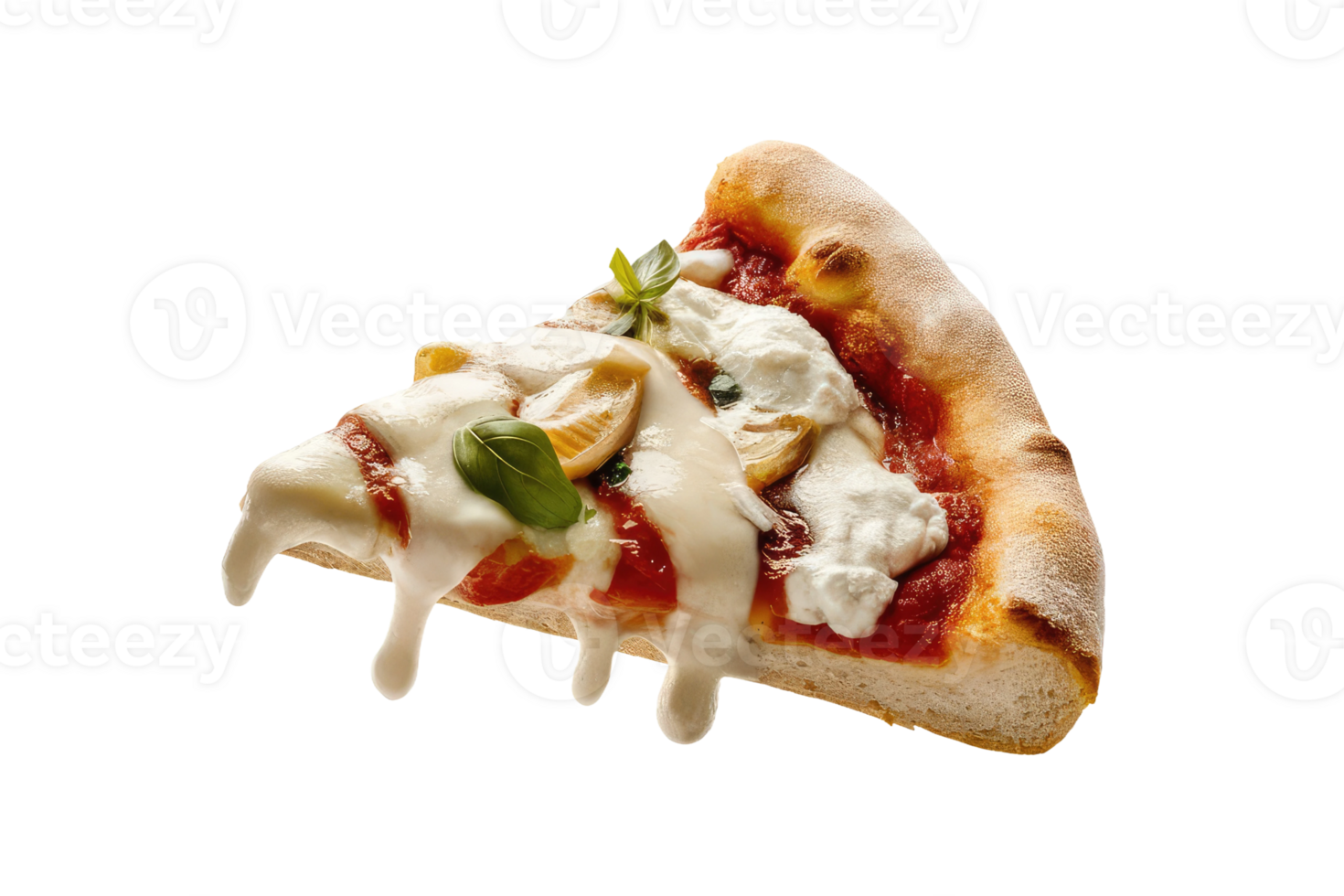 isolated pizza on transparent background png