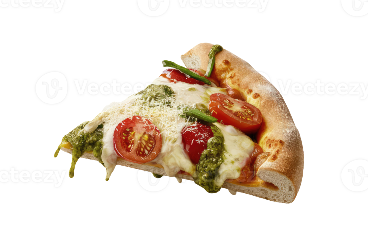 isolated pizza on transparent background png