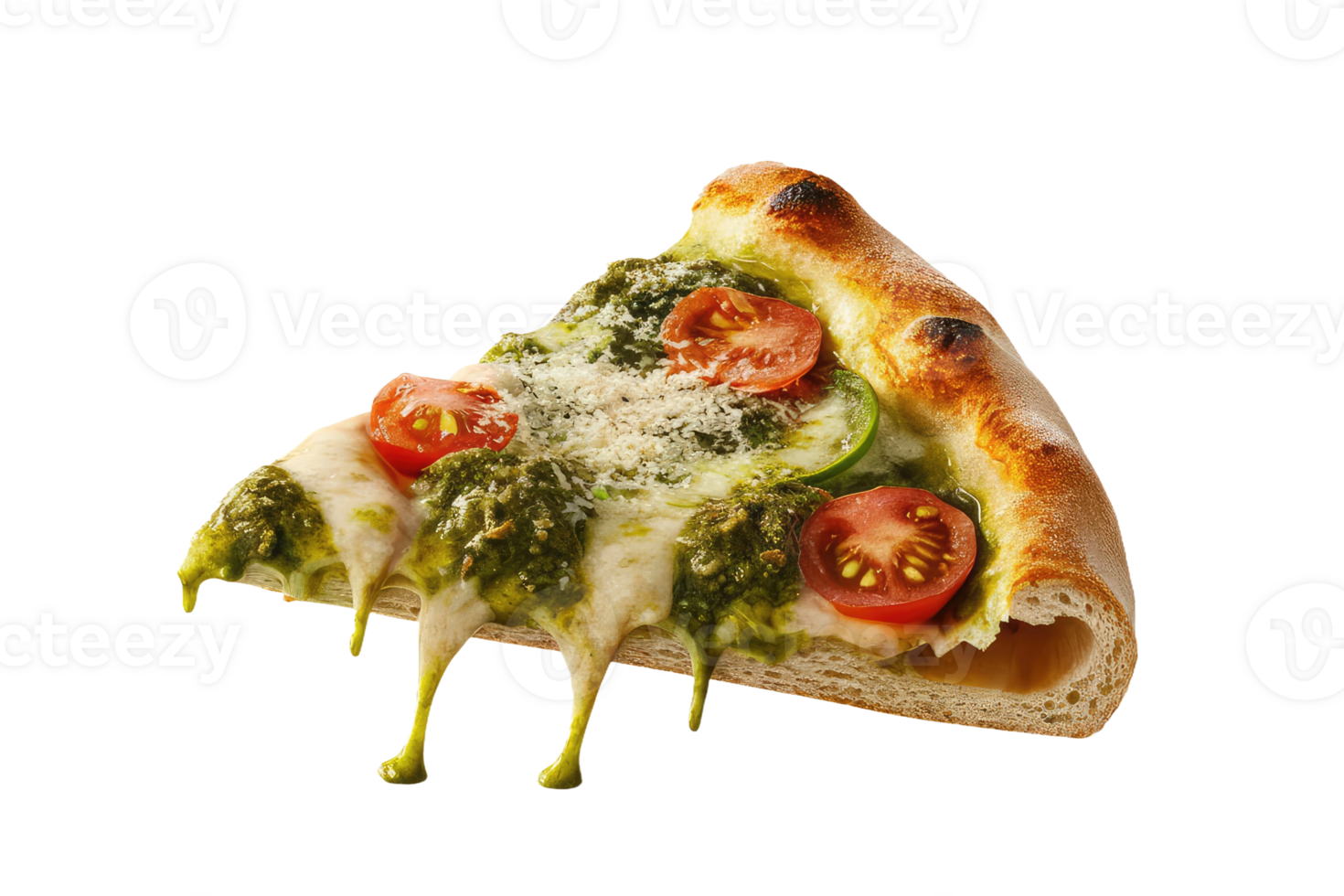 isolated pizza on transparent background png