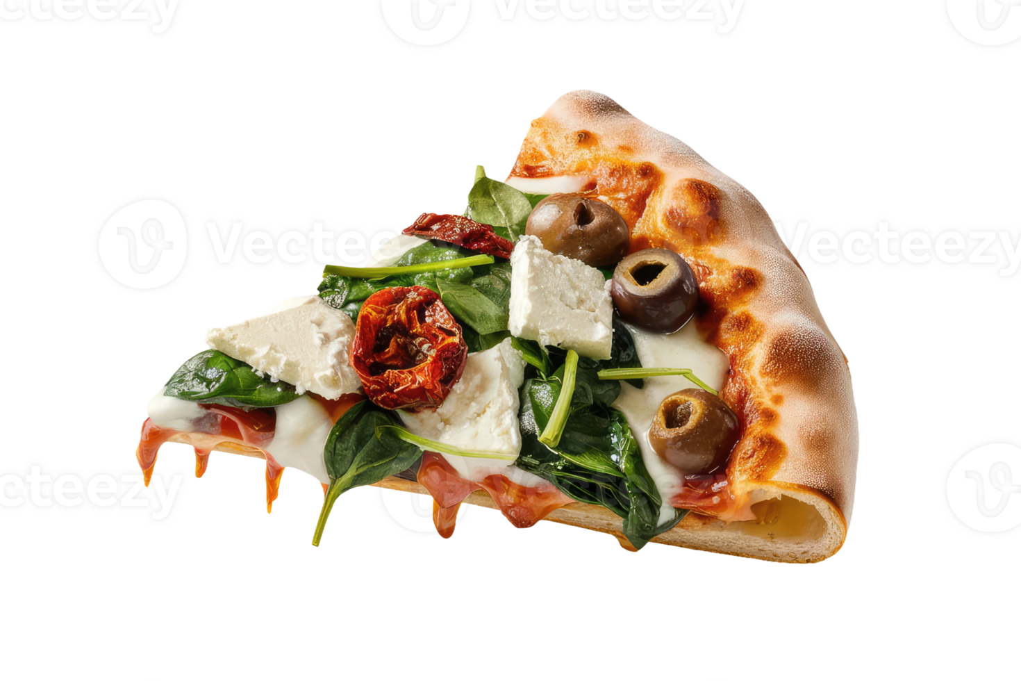 isolated pizza on transparent background png