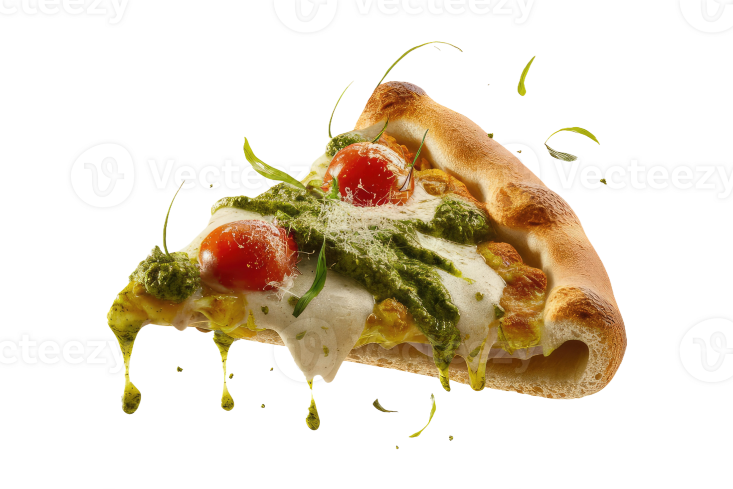 isolated pizza on transparent background png