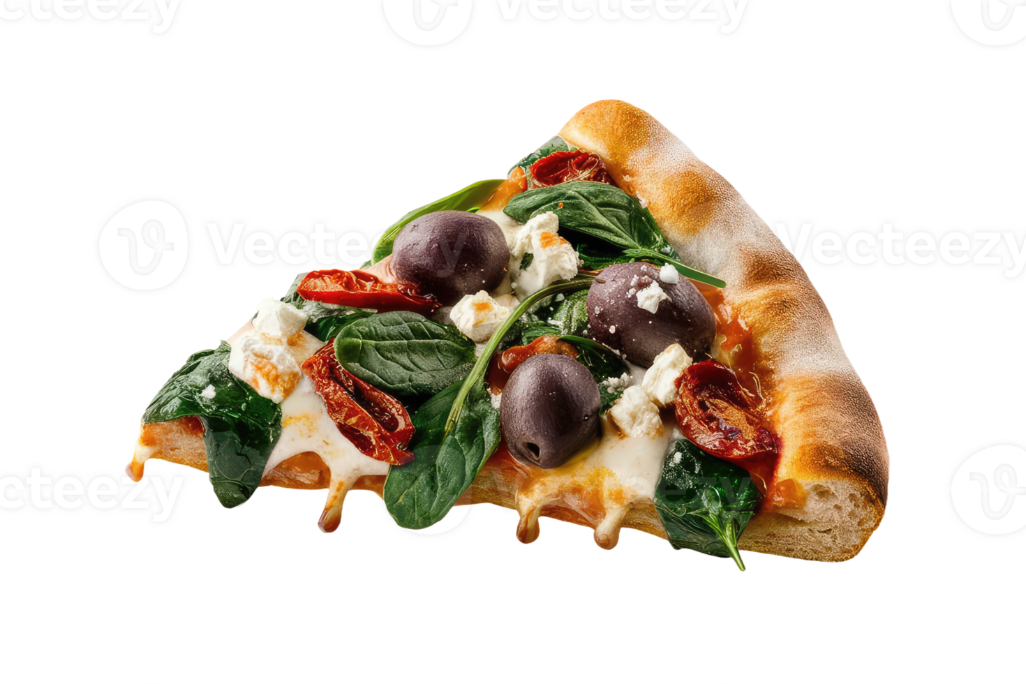 isolated pizza on transparent background png