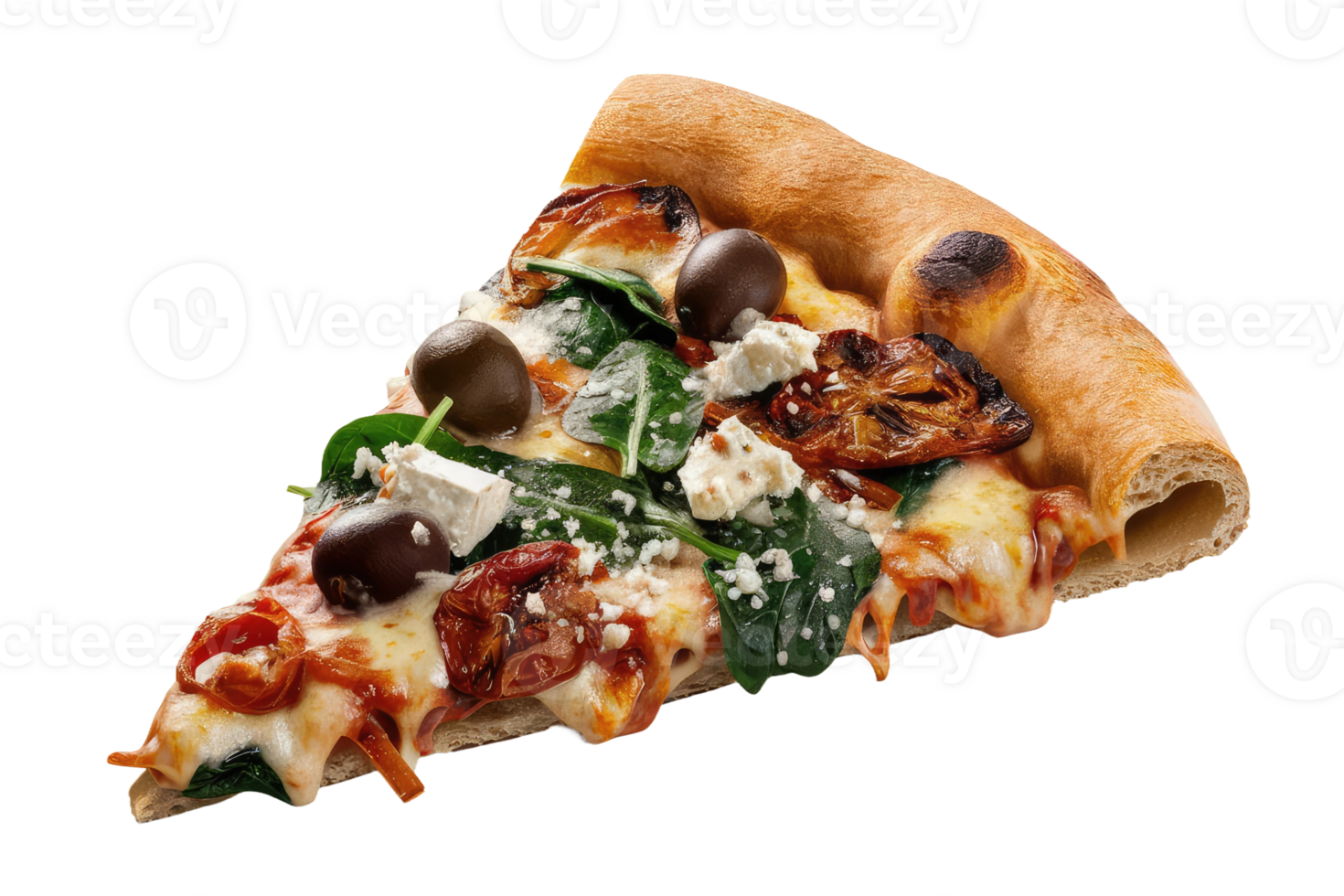 isolated pizza on transparent background png