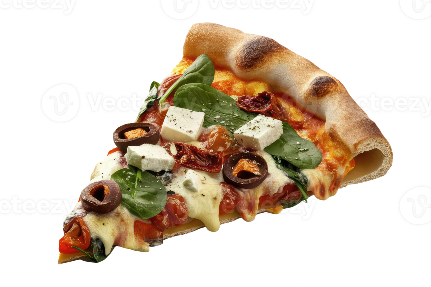 isolated pizza on transparent background png